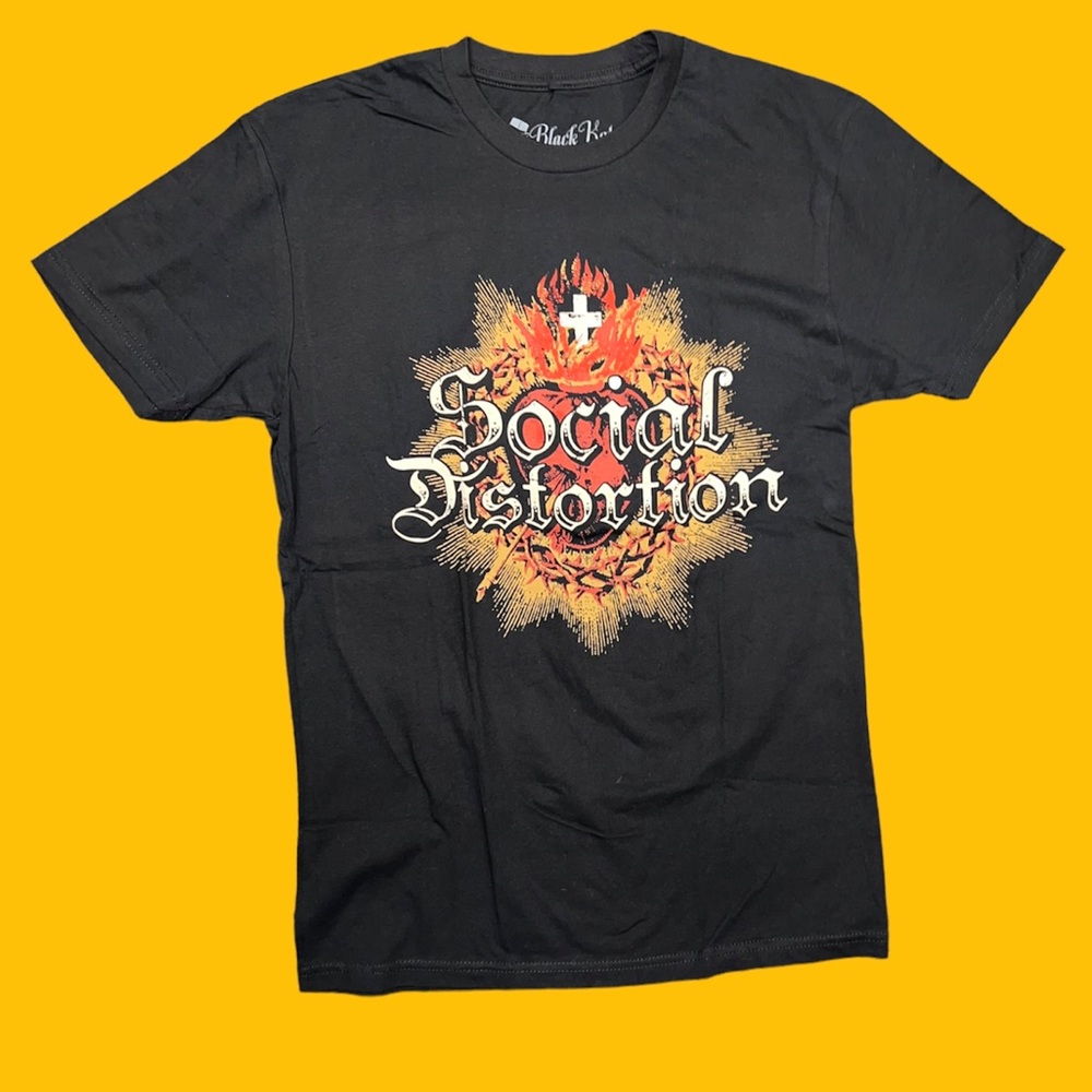 Social distortion graphic tshirt